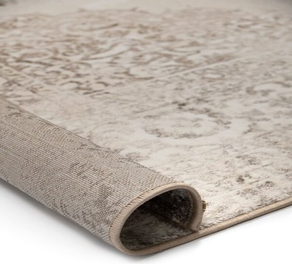 Χαλί Διαδρόμου (67x140) Βιοκαρπέτ Gossip 6185A White Vizon