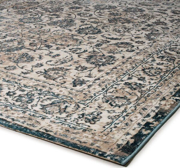Χαλί Διαδρόμου (67x140) Βιοκαρπέτ Gossip 8504A White Blue