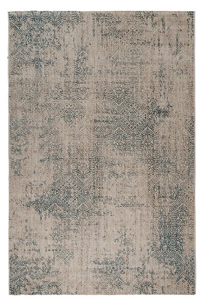 Χαλί Διαδρόμου (67x140) Βιοκαρπέτ Gossip 9186A Cream Blue