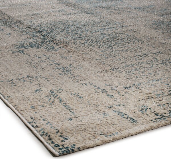 Χαλί Διαδρόμου (67x140) Βιοκαρπέτ Gossip 9186A Cream Blue