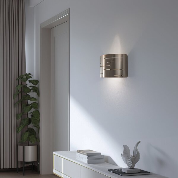 Opviq Απλίδα Oisin, χρυσό, μέταλλο, ύψος 22 cm, E27, ρυθμιζόμενος, Χρυσό / Ορείχαλκου, Σαλόνι / τραπεζαρία, Μέταλλο