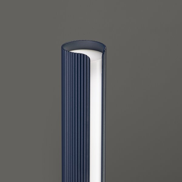 IDEAL LUX Επιτραπέζια λάμπα LED Dorica, μπλε, ύψος 25 εκ., ρυθμιζόμενος, Μπλε, Σαλόνι / τραπεζαρία, Αλουμίνιο, σύγχρονο