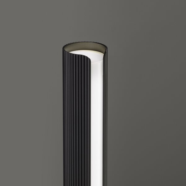 IDEAL LUX Φωτιστικό γραφείου LED Dorica, μαύρο, ύψος 25 εκ., ρυθμιζόμενος, Μαύρο, Σαλόνι / τραπεζαρία, Αλουμίνιο, σύγχρονο