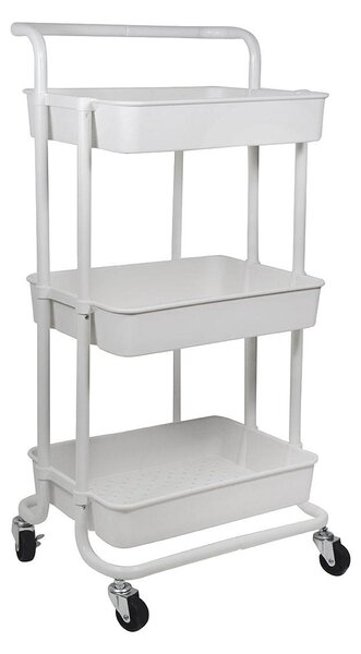 Τρόλεϊ/Ραφιέρα 3 Θέσεων Homely White 01-8628