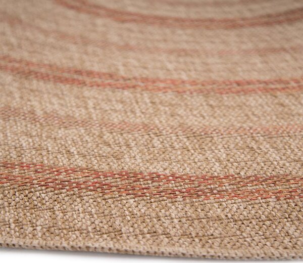 Στρογγυλό Χαλί Καλοκαιρινό (Φ240) Royal Carpet Avanos 8863 Tobacco