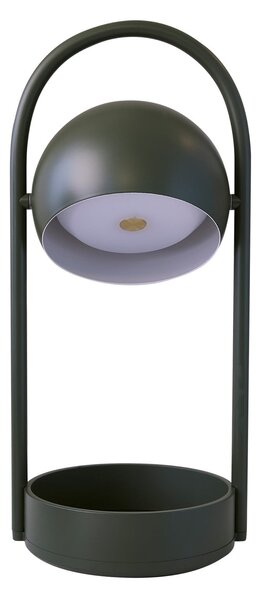FRANDSEN LED φορητή επιτραπέζια λάμπα Ball Portable, λαδί, ατσάλι, ρυθμιζόμενος, Πράσινο, Σαλόνι / τραπεζαρία, Μέταλλο, σχεδιασμός