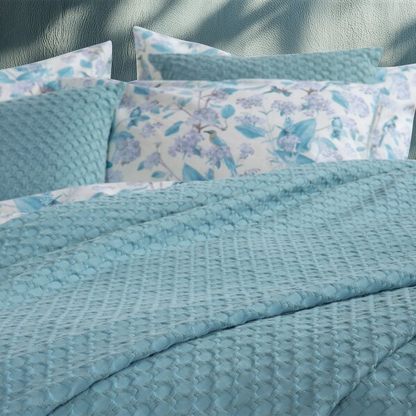 Κουβέρτα Πικέ Μονή (160x240) Nef-Nef Homeware Blue Elmer