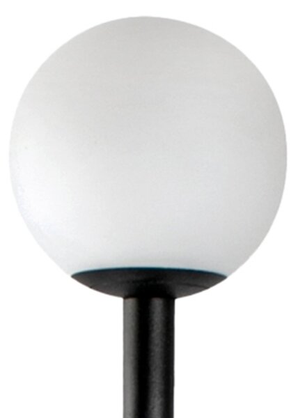 FARO BARCELONA LED φωτιστικό βάσης Cuca, μαύρο, ανοξείδωτο ατσάλι, IP65, ύψος 50 cm, Μαύρο, Ανοξείδωτος χάλυβας, σύγχρονο