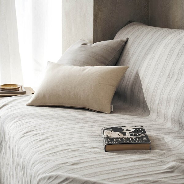 Ριχτάρι Καναπέ Τριθέσιου (180x310) Gofis Home Laurel Rock Grey 731/14