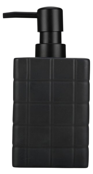 Dispenser Μπάνιου 450ml (7.5x7.5x15) Estia Tiles Μαύρο 02-27698