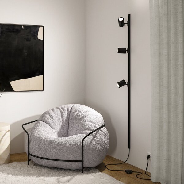 Paulmann URail LED Spot Luxe Zigbee μαύρο ματ GU10, ρυθμιζόμενος, Μαύρο, Σαλόνι / τραπεζαρία, Πλαστικό, σύγχρονο