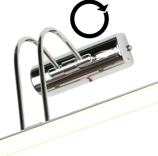 Απλίκα Τοίχου LED 3 CCT Heronia Curve 01-0401 Nikel