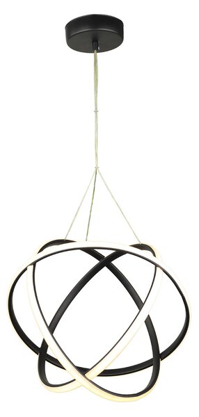 Φωτιστικό Οροφής LED 3 CCT Heronia Atomic/40 01-0406 Black