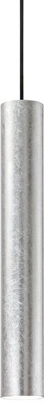 IDEAL LUX Ιδανική κρεμαστή λάμπα Lux Look, ασημί, Ø 6 cm, μέταλλο, Μεταλλικό, Σαλόνι / τραπεζαρία, Μέταλλο, σύγχρονο