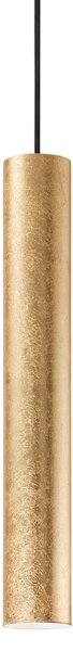 IDEAL LUX Ιδανική κρεμαστή λάμπα Lux Look, χρυσό χρώμα, Ø 6 cm, μέταλλο, Χρυσό / Ορείχαλκου, Σαλόνι / τραπεζαρία, Μέταλλο, σύγχρονο
