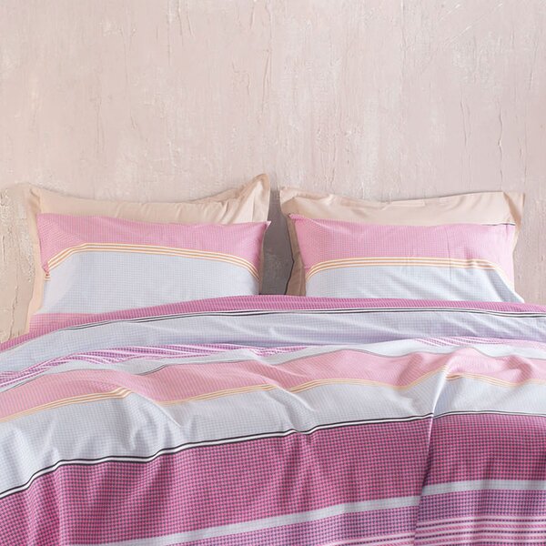 Ζεύγος Μαξιλαροθήκες (50x70) Rythmos Diva Boost Pink