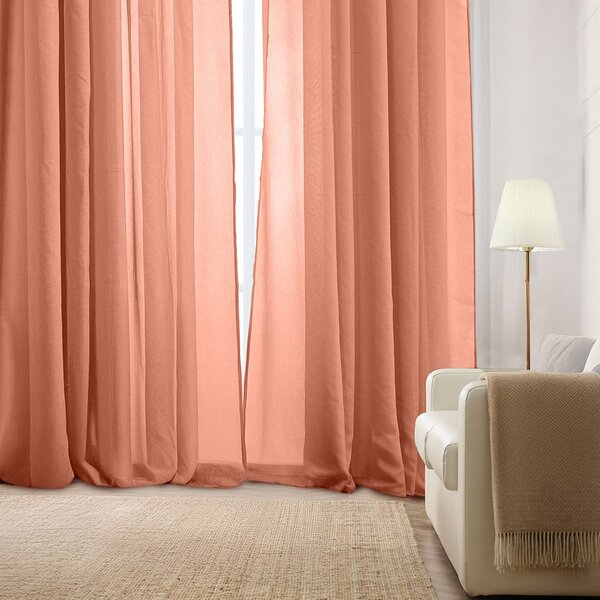 Κουρτίνα (270x280) Με Τρουκς Whitegg K0181-2 Terracotta