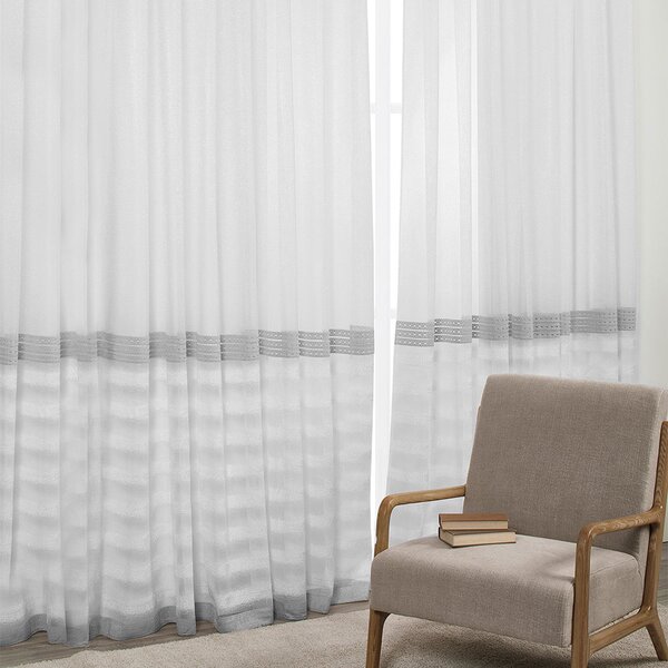 Κουρτίνα (270x280) Με Τρουκς Whitegg K0186-1 Grey