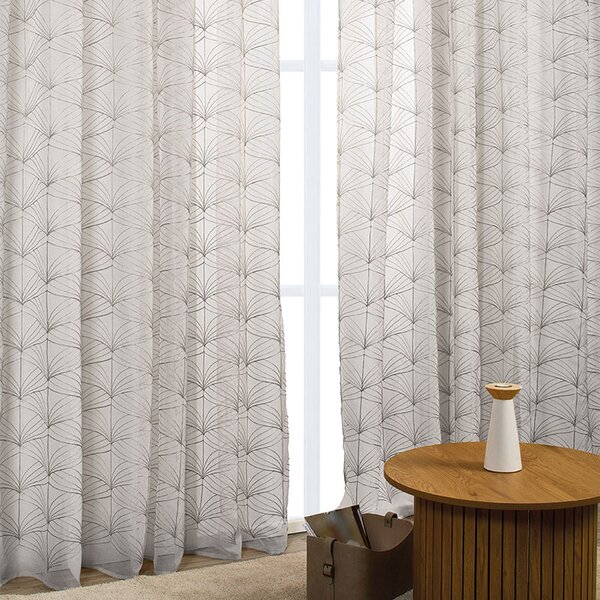 Κουρτίνα (270x280) Με Τρέσα Whitegg K0185-1 Grey