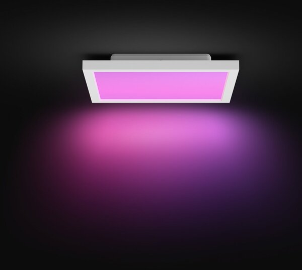 Philips Hue LED Panel White & Color Ambiance Surimu, 30x30cm, ρυθμιζόμενος, Λευκό, Σαλόνι / τραπεζαρία, Αλουμίνιο, σύγχρονο