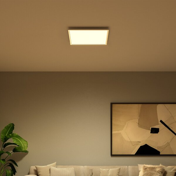 Philips Hue LED Panel White & Color Ambiance Surimu, 60x60cm, ρυθμιζόμενος, Λευκό, Σαλόνι / τραπεζαρία, Αλουμίνιο, σύγχρονο
