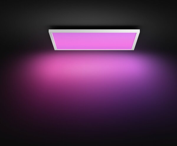 Philips Hue LED Panel White & Color Ambiance Surimu, 60x60cm, ρυθμιζόμενος, Λευκό, Σαλόνι / τραπεζαρία, Αλουμίνιο, σύγχρονο
