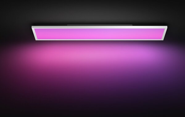 Philips Hue LED Panel White & Color Ambiance Surimu 120x30cm, ρυθμιζόμενος, Λευκό, Σαλόνι / τραπεζαρία, Αλουμίνιο, σύγχρονο