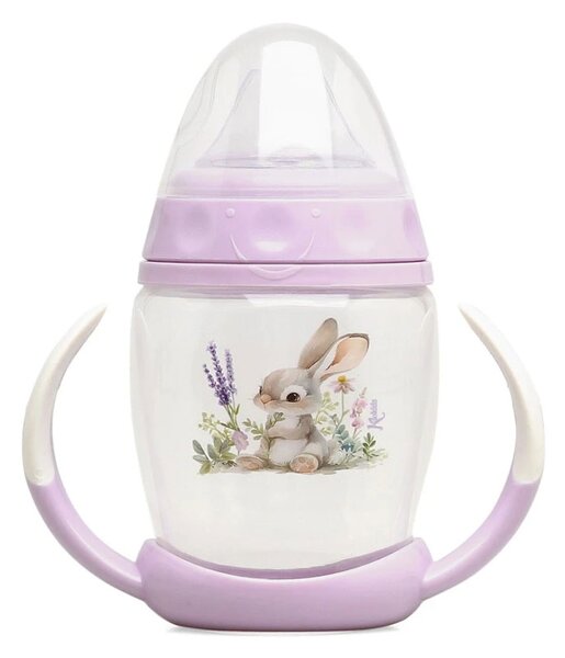 Ποτήρι Εκπαιδευτικό 270ml Kiokids Lavender Bunny 5369