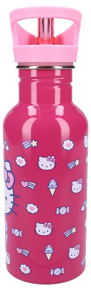 Παγούρι 500ml Με Καλαμάκι Vado Bags Hello Kitty Take A Sip