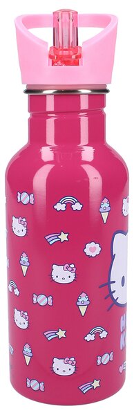 Παγούρι 500ml Με Καλαμάκι Vado Bags Hello Kitty Take A Sip