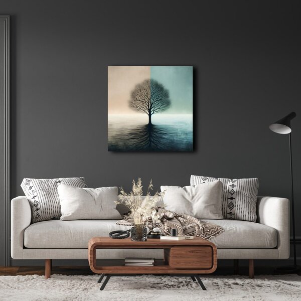Πίνακας σε καμβά δέντρο της ζωής της ισορροπίας