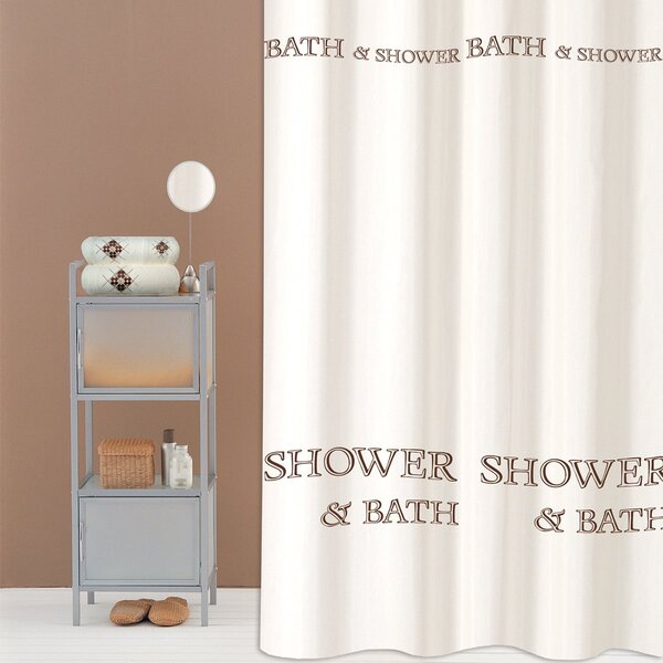 Κουρτίνα Μπάνιου (180x180) Με Κρίκους San Lorentzo Shower And Bath