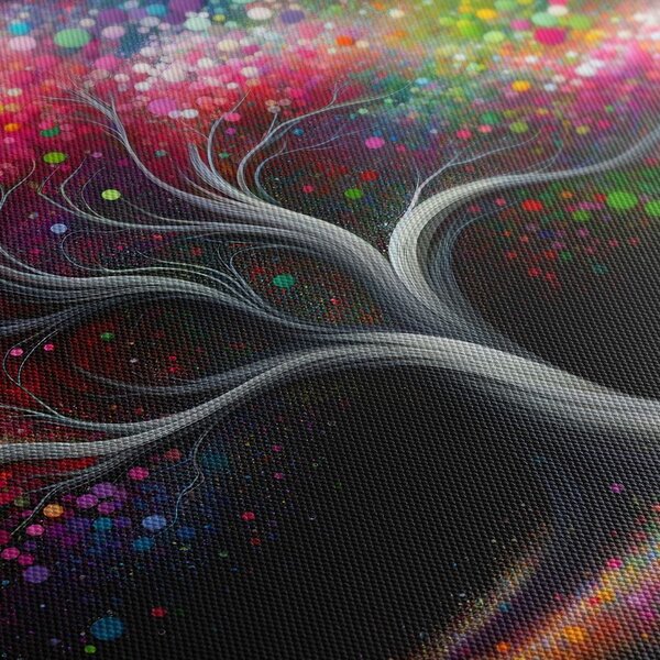 Πίνακας σε καμβά μαγικό δέντρο της ζωής σε χρώματα