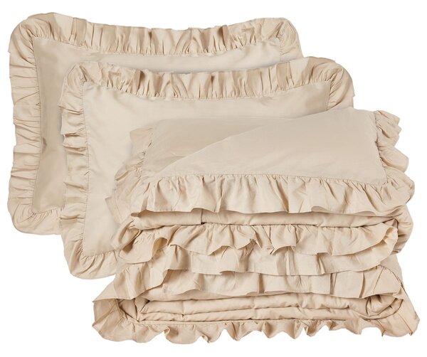 Παπλωματοθήκη Υπέρδιπλη (Σετ 220x240) Das Home Daily Line 3168 Taupe