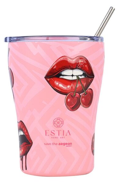 Ποτήρι Θερμός 350ml Estia Save The Aegean Blush Pop 01-31800