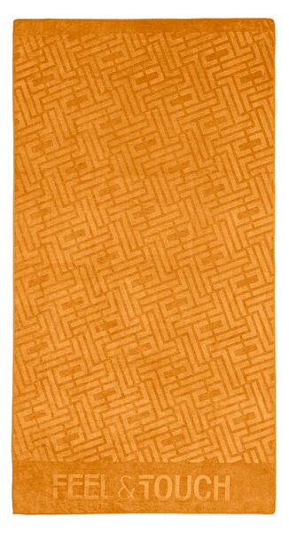 Πετσέτα Θαλάσσης (90x170) Feel & Touch Icon Curry