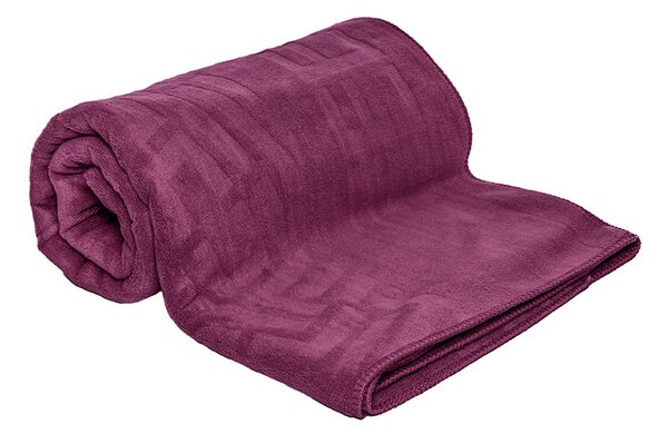 Πετσέτα Θαλάσσης (90x170) Feel & Touch Icon Aubergine