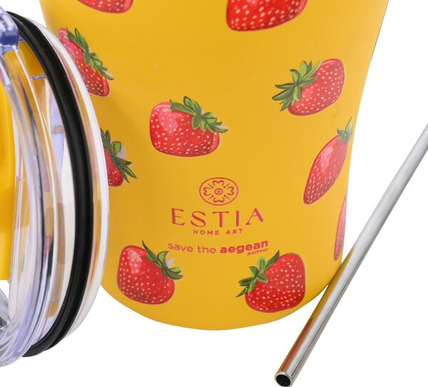 Ποτήρι Θερμός 350ml Estia Save The Aegean Berry Bright 01-31688
