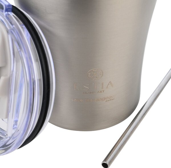 Ποτήρι Θερμός 350ml Estia Save The Aegean Steel Flow 01-31855