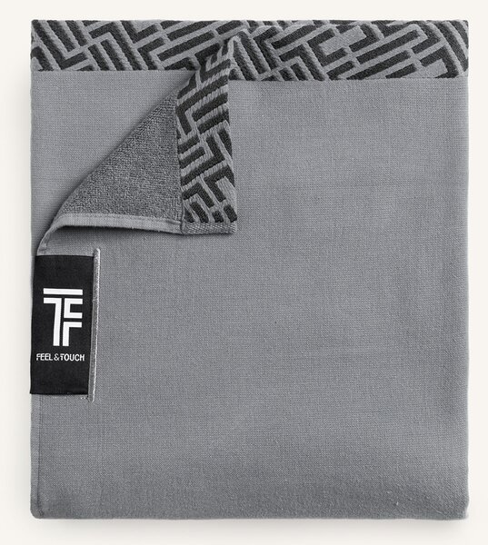 Πετσέτα Θαλάσσης (90x180) Feel & Touch Sunny Anthracite
