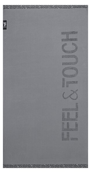 Πετσέτα Θαλάσσης (90x180) Feel & Touch Sunny Anthracite