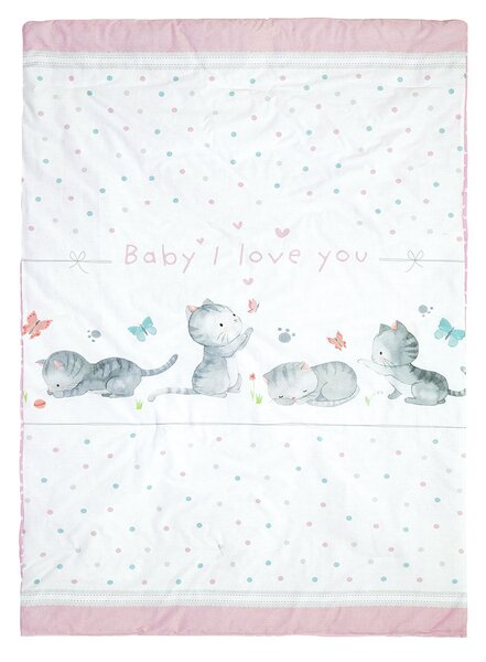 Κουβερλί Κούνιας (100x140) 2 Όψεων Nima Baby Love