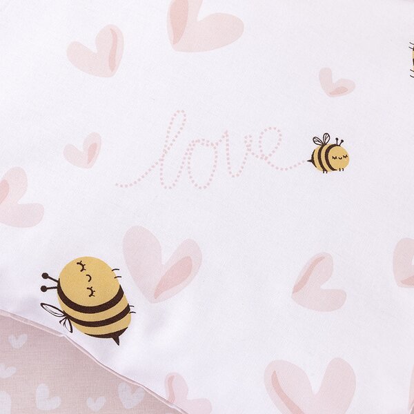 Κουβερλί Κούνιας (160x240) 2 Όψεων Kocoon Bee Love