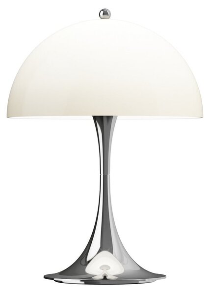 Louis Poulsen Φωτιστικό με μπαταρία Panthella PORTABLE 250 χρώμιο/μπεζ, ρυθμιζόμενος, Μεταλλικό, Σαλόνι / τραπεζαρία, Πλαστικό, σύγχρονο