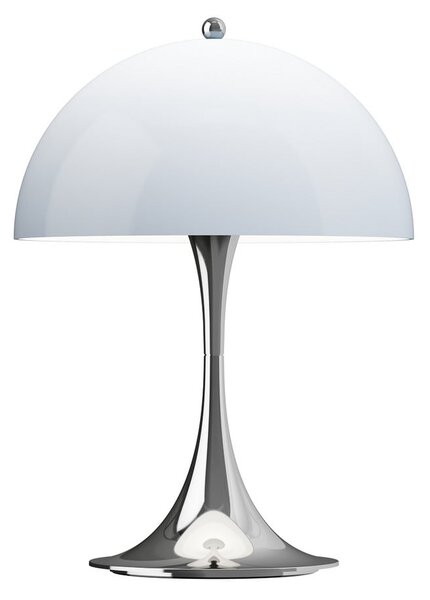 Louis Poulsen Φωτιστικό με μπαταρία Panthella PORTABLE 250 χρώμιο/μπλε, ρυθμιζόμενος, Μεταλλικό, Σαλόνι / τραπεζαρία, Πλαστικό, σύγχρονο