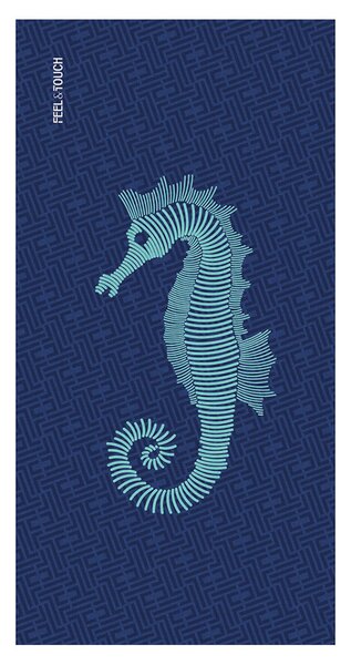 Πετσέτα Θαλάσσης 2 Όψεων (80x160) Feel & Touch Printed 08
