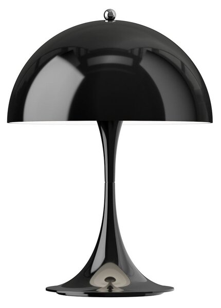 Louis Poulsen Φωτιστικό με μπαταρία Panthella PORTABLE 250, μαύρο IP44, ρυθμιζόμενος, Μαύρο, Σαλόνι / τραπεζαρία, Πλαστικό, σύγχρονο
