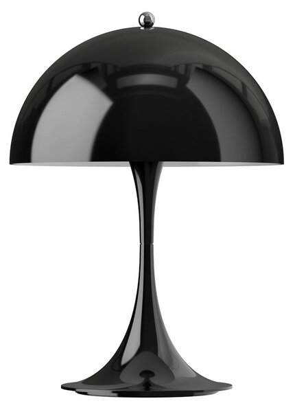 Louis Poulsen Φωτιστικό με μπαταρία Panthella PORTABLE 250, μαύρο IP44, ρυθμιζόμενος, Μαύρο, Σαλόνι / τραπεζαρία, Πλαστικό, σύγχρονο
