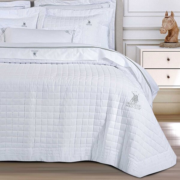 Κουβερλί King Size (240x250) Greenwich Polo Club 2354 White