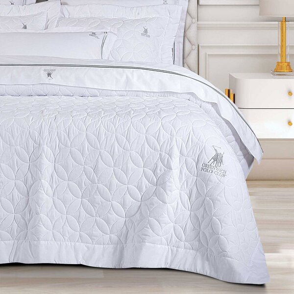 Κουβερλί King Size (240x250) Greenwich Polo Club 2357 White